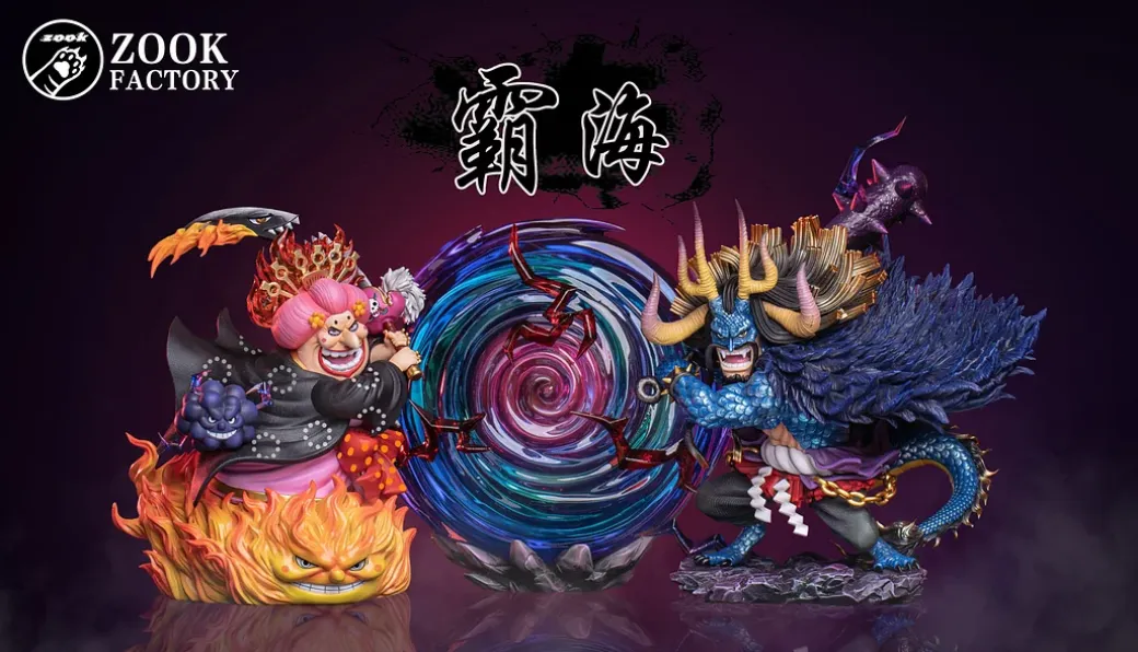 WCF Scale Charlotte Linlin & Kaido - ONE PIECE Resin Statue - Zook Factory Studios