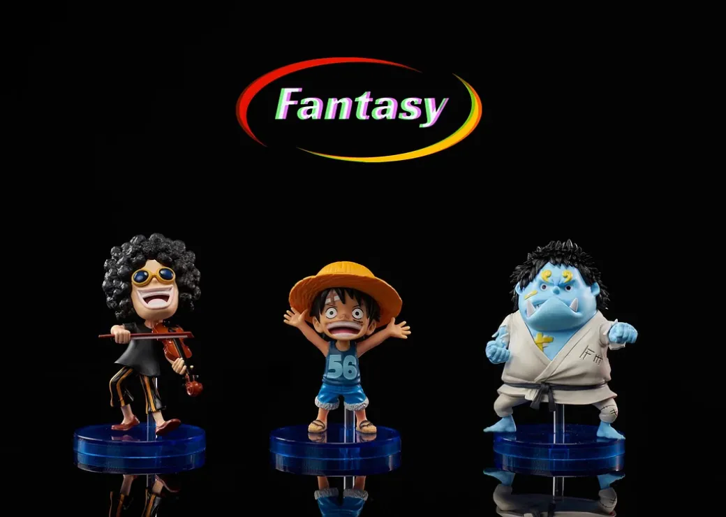 WCF Scale Childhood Series Brook & Jinbe - ONE PIECE Resin Statue - Fantasy-Studio