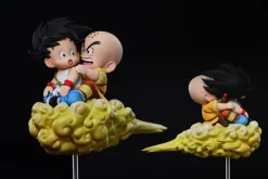 WCF Scale Childhood ver. Son Goku & Krillin Ride the Flying Nimbus - Dragon Ball Resin Statue - LeaGue Studios