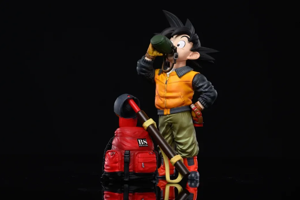 WCF Scale Drinking Water Son Goku - Dragon Ball Resin Statue - LeaGue Studios