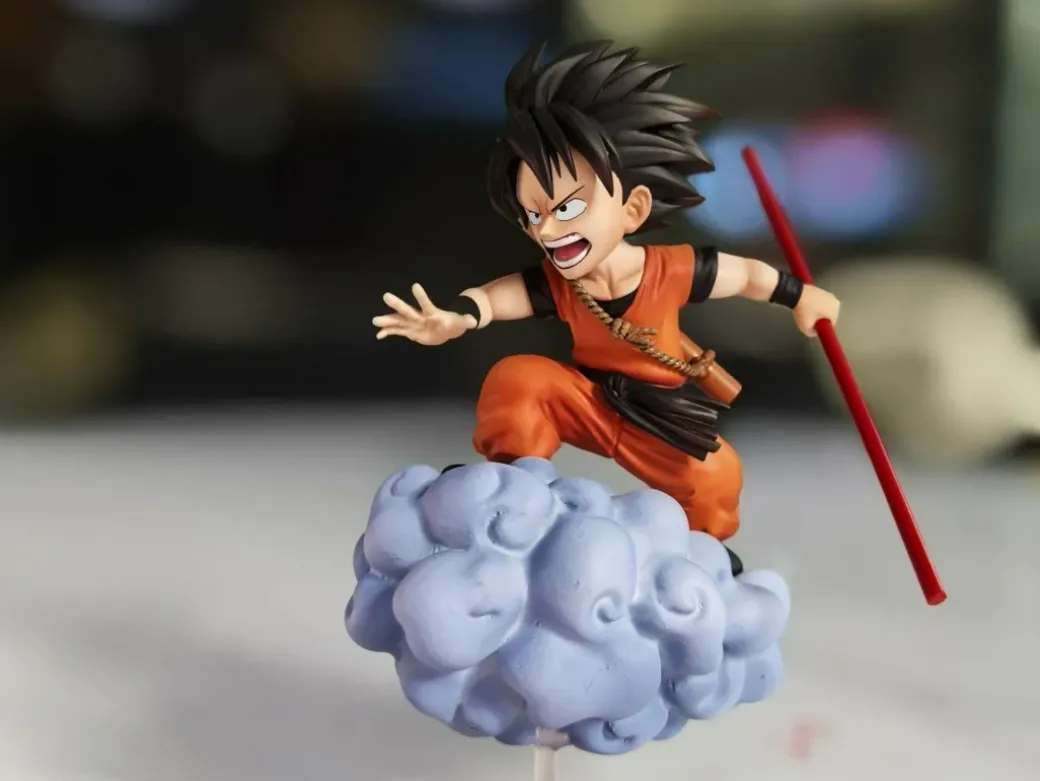 WCF Scale Eiichiro Oda Style Son Goku Ride the Flying Nimbus - Dragon Ball Resin Statue - LeaGue Studios