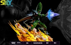 WCF Scale Famous Battle Scene Cell with LED - Dragon Ball Resin Statue - Sky Top Studios