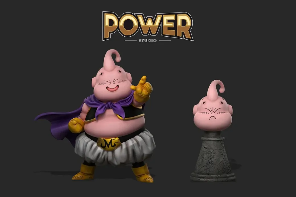 WCF Scale Fat Buu - Dragon Ball Statue - Power Studio