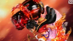 WCF Scale Fire Punch Monkey D. Luffy with LED - ONE PIECE Resin Statue - 5G-Studios