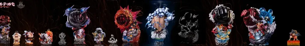 WCF Scale Gear 2 Monkey D. Luffy - ONE PIECE Resin Statue - Warhead Studios