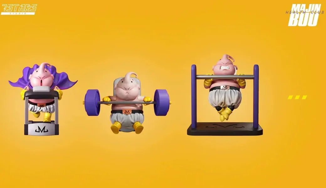 WCF Scale Gym Club Series Horizontal Bar Buu - Dragon Ball Resin Statue - 7STARS Studios