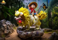 WCF Scale Komachiyo & Monkey D. Luffy - ONE PIECE Resin Statue - ONE Piece. Studio
