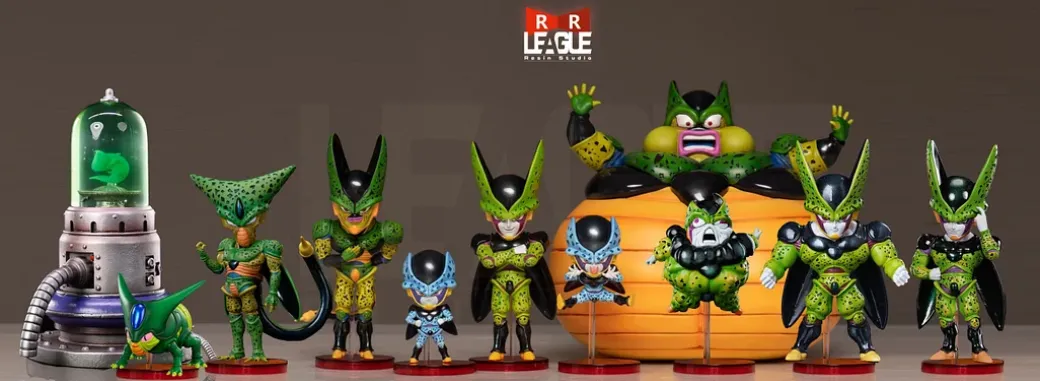 WCF Scale Larval Form Cell - Dragon Ball Resin Statue - LeaGue Studios