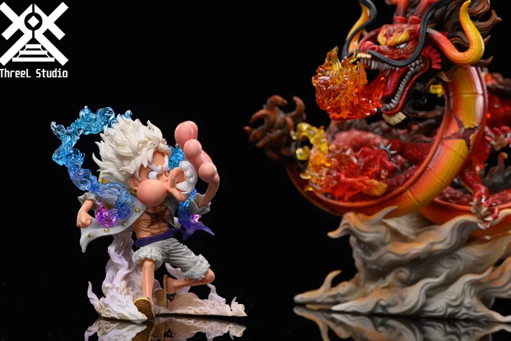 WCF Scale Monkey D. Luffy & Kaido - ONE PIECE Statue - ThreeL Studios