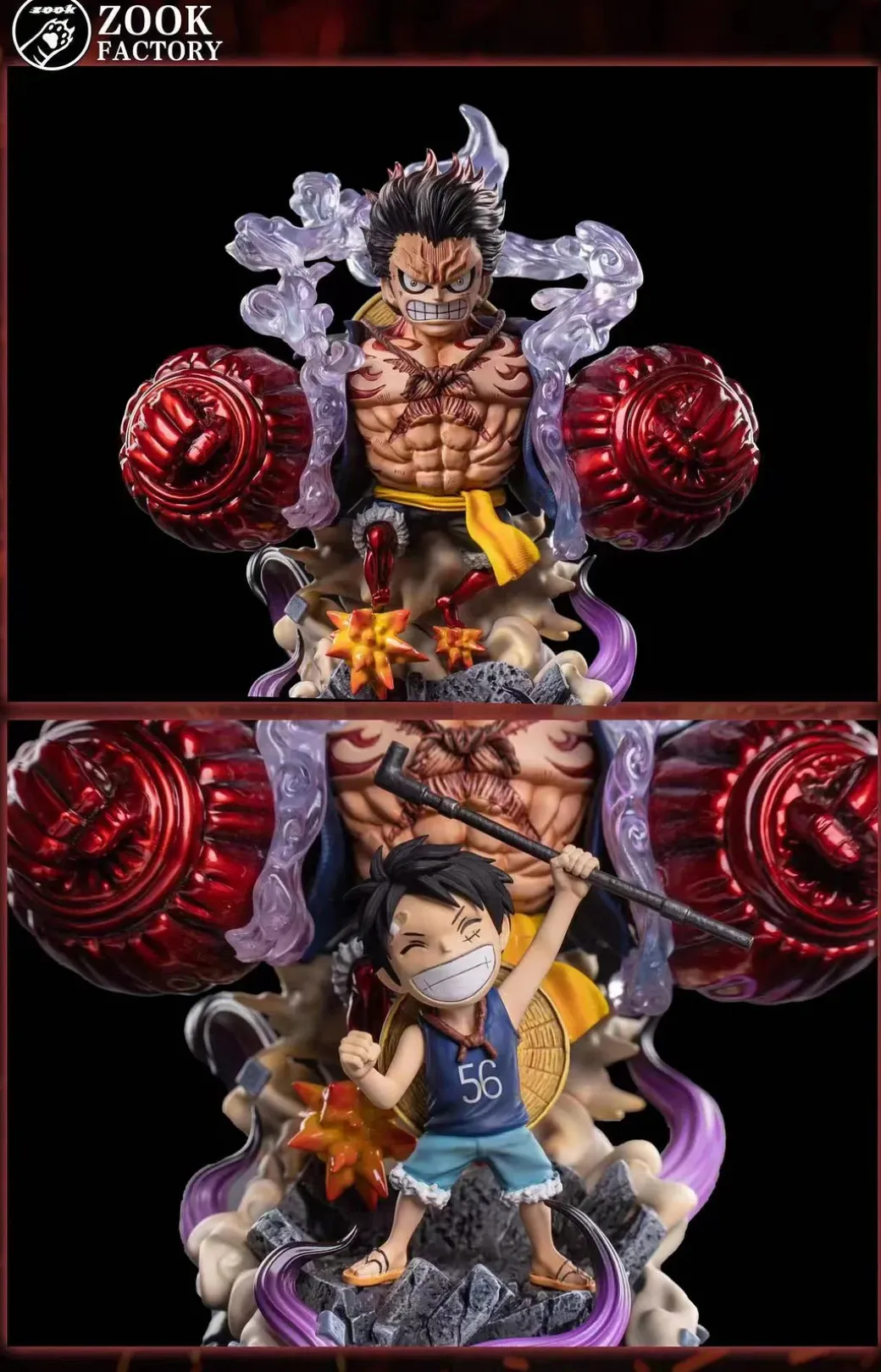 WCF Scale Monkey D Luffy - ONE PIECE Statue - Zook Factory Studios