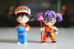 WCF Scale Norimaki Arare/ Arale Cosplay Son Goku & Son Goku Cosplay Norimaki Arare/ Arale - Dragon Ball Dr. Slump Resin Statue - LeaGue Studios