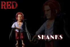 WCF Scale Red Hair Pirates Shanks & Rockstar  - ONE PIECE Resin Statue - A Plus Studios