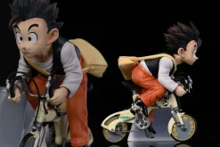 WCF Scale Riding Bicycle Son Gohan - Dragon Ball Resin Statue - LeaGue Studios