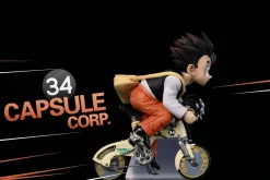 WCF Scale Riding Bicycle Son Gohan - Dragon Ball Resin Statue - LeaGue Studios