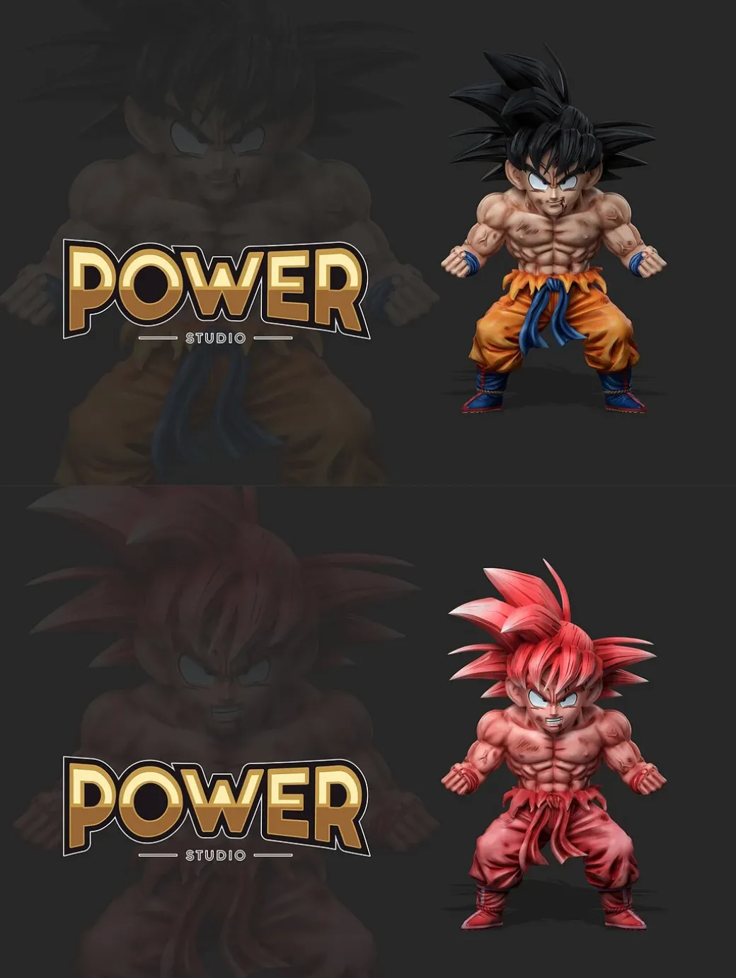 WCF Scale Saiyan Series Son Goku - Dragon Ball Statue - Power Studio