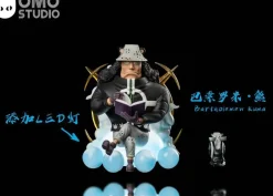 WCF Scale Sitting Bartholomew Kuma with LED - ONE PIECE Resin Statue - OMO Studios