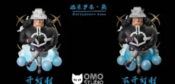 WCF Scale Sitting Bartholomew Kuma with LED - ONE PIECE Resin Statue - OMO Studios