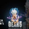 WCF Scale Sitting Series 001 Gear Fifth Nika Luffy - ONE PIECE Statue - WM Studios