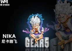 WCF Scale Sitting Series 001 Gear Fifth Nika Luffy - ONE PIECE Statue - WM Studios