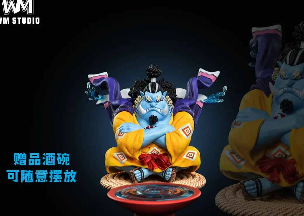 WCF Scale Sitting Series 002 Jinbe - ONE PIECE Statue - WM Studios