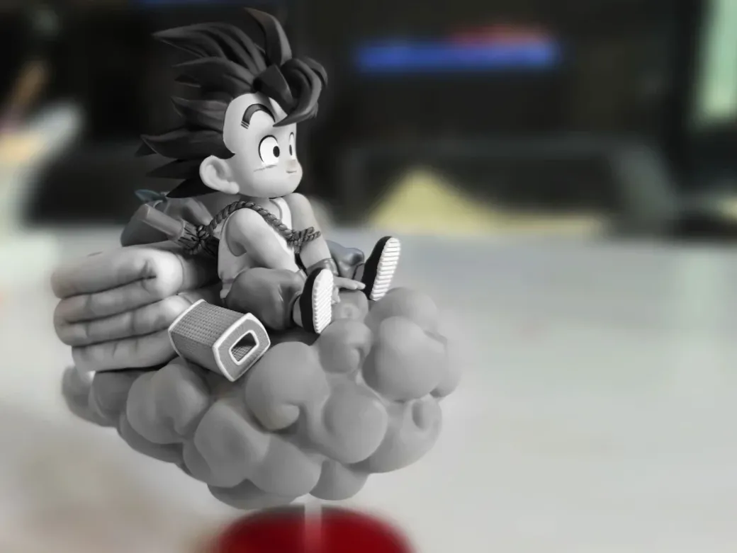 WCF Scale Son Goku Moving Out - Dragon Ball Resin Statue - LeaGue Studios