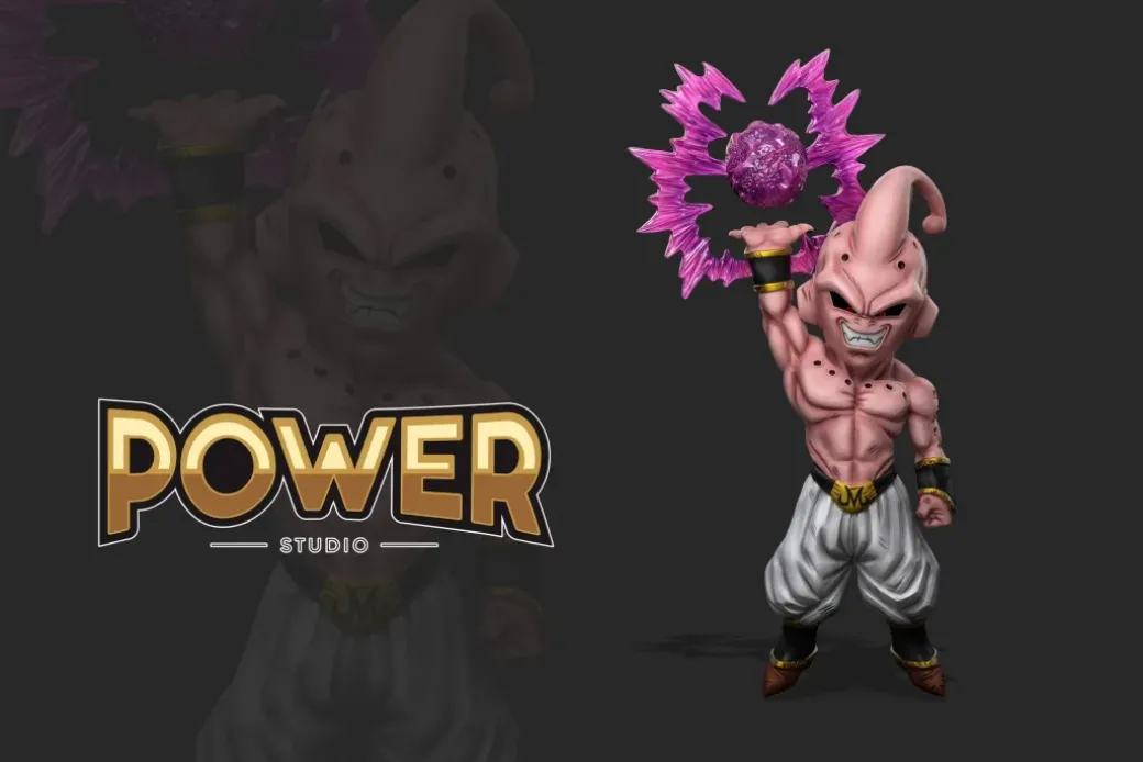 WCF Scale Spirit Bomb Buu - Dragon Ball Statue - Power Studio