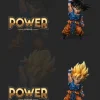 WCF Scale Spirit Bomb Normal & Super Saiyan Son Goku - Dragon Ball Statue - Power Studio