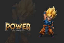 WCF Scale Spirit Bomb Normal & Super Saiyan Son Goku - Dragon Ball Statue - Power Studio