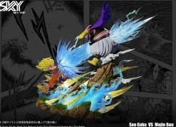 WCF Scale Super Saiyan 3 Son Goku VS Buu - Dragon Ball Resin Statue - Sky Top Studios