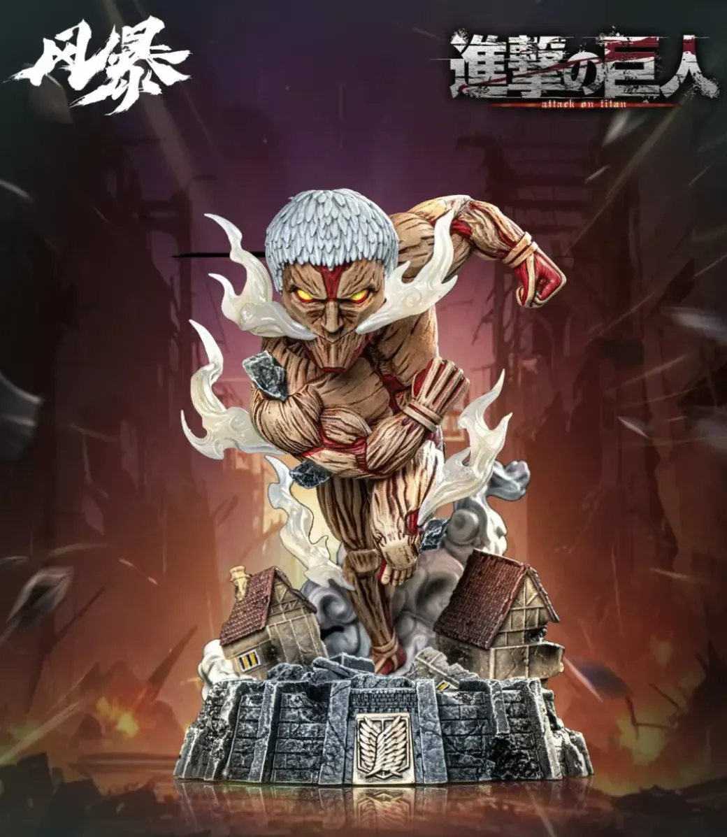 WCF Scale The Armored Titan with LED - Attack On Titan Resin Statue - FengBao Studio