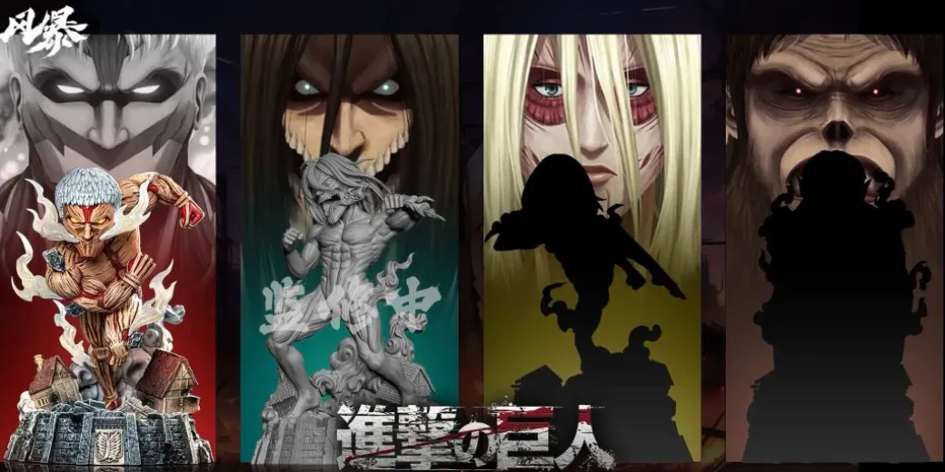 WCF Scale The Armored Titan with LED - Attack On Titan Resin Statue - FengBao Studio