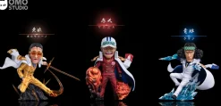 WCF Scale Three Marine Admirals - ONE PIECE Statue - OMO Studios