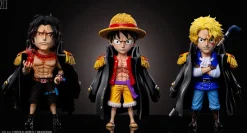 WCF Scale Three Marine Brothers - ONE PIECE Resin Statue - DK Model Play Studio