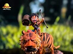 WCF Scale Tiger Riding & Monkey D. Luffy - ONE PIECE Resin Statue - ONE Piece. Studio
