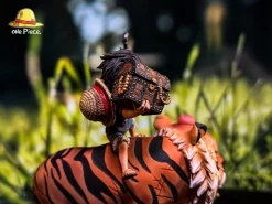 WCF Scale Tiger Riding & Monkey D. Luffy - ONE PIECE Resin Statue - ONE Piece. Studio