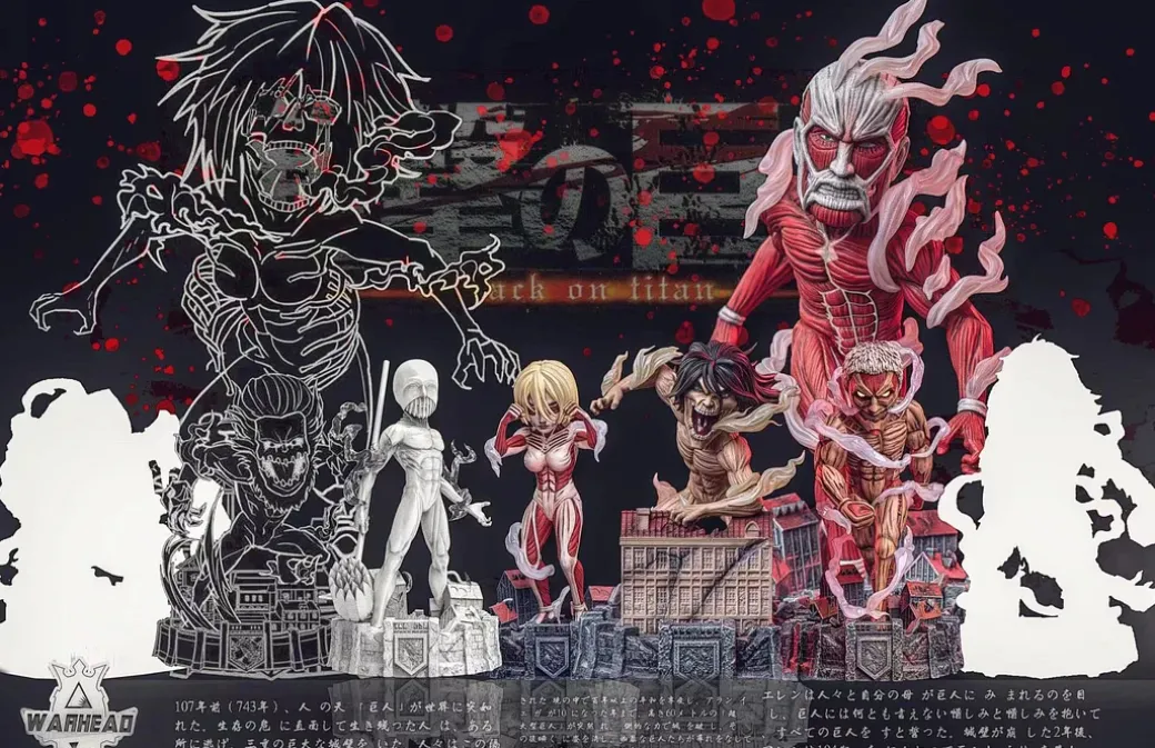 WCF Scale Titan Form Eren Yeager - Attack On Titan Resin Statue - Warhead Studios
