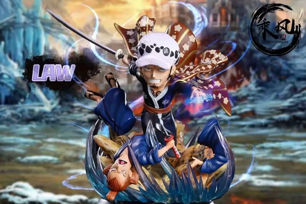 WCF Scale Trafalgar D. Water Law - ONE PIECE Resin Statue - ChengFeng Studio