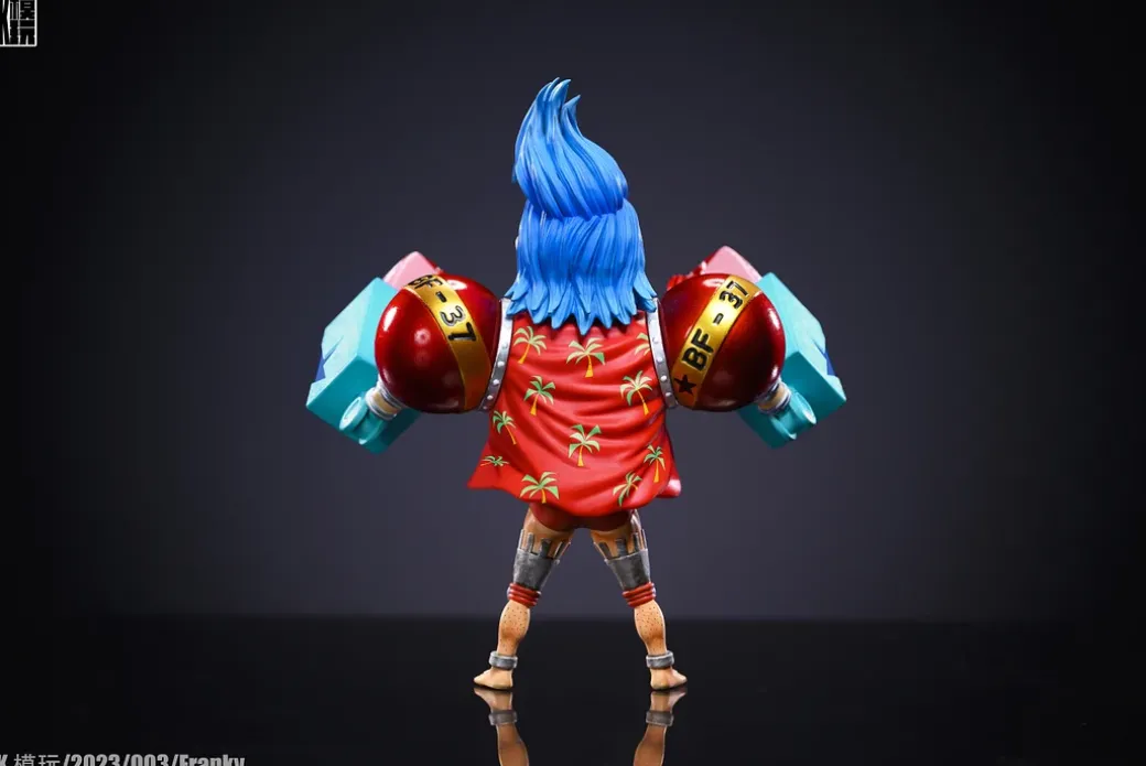 WCF Scale Two Years Later Franky - ONE PIECE Resin Statue - DK Model Play Studio