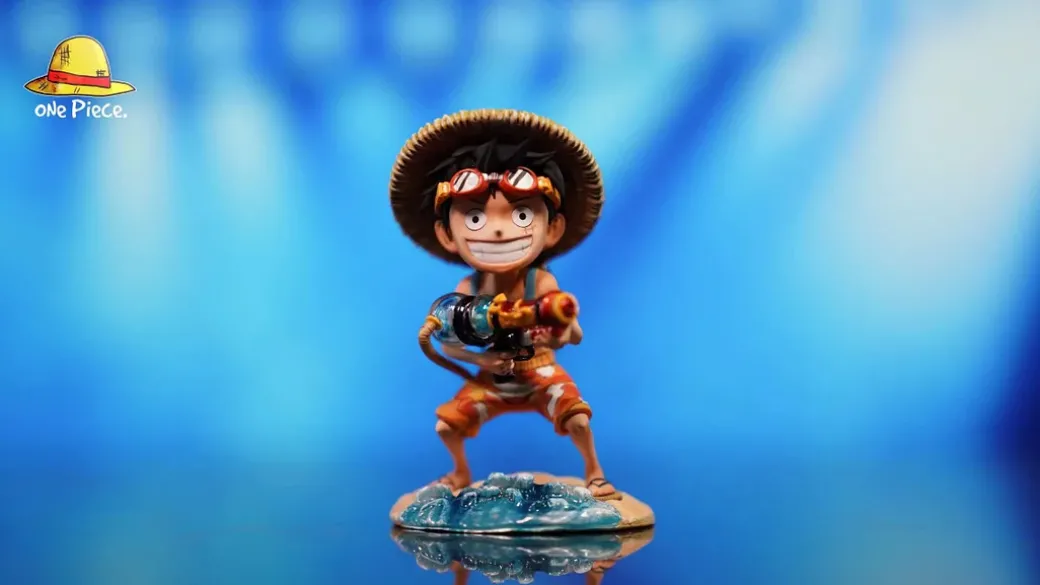 WCF Scale Water Gun Monkey D. Luffy - ONE PIECE Resin Statue - ONE Piece. Studio