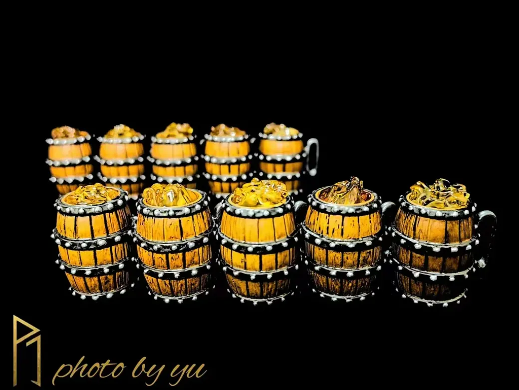 WCF Scale Wine Cup & Cola Barrel - ONE PIECE Resin Statue - PeiJianShouGe Studio