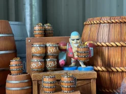 WCF Scale Wine Cup & Cola Barrel - ONE PIECE Resin Statue - PeiJianShouGe Studio