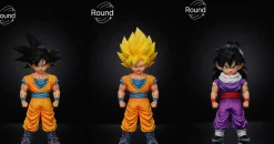 WCF Scale Z Warrior Series Super Saiyan 1 Son Goku & Son Gohan - Dragon Ball Statue - Round Studio