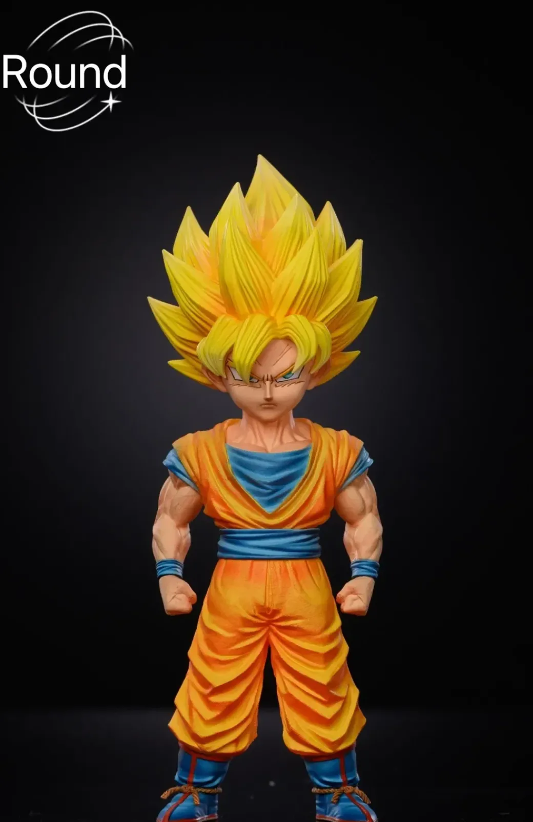 WCF Scale Z Warrior Series Super Saiyan 1 Son Goku & Son Gohan - Dragon Ball Statue - Round Studio