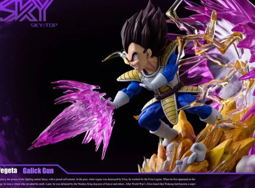 WCF Vegeta with LED - Dragon Ball Resin Statue - Sky Top Studios