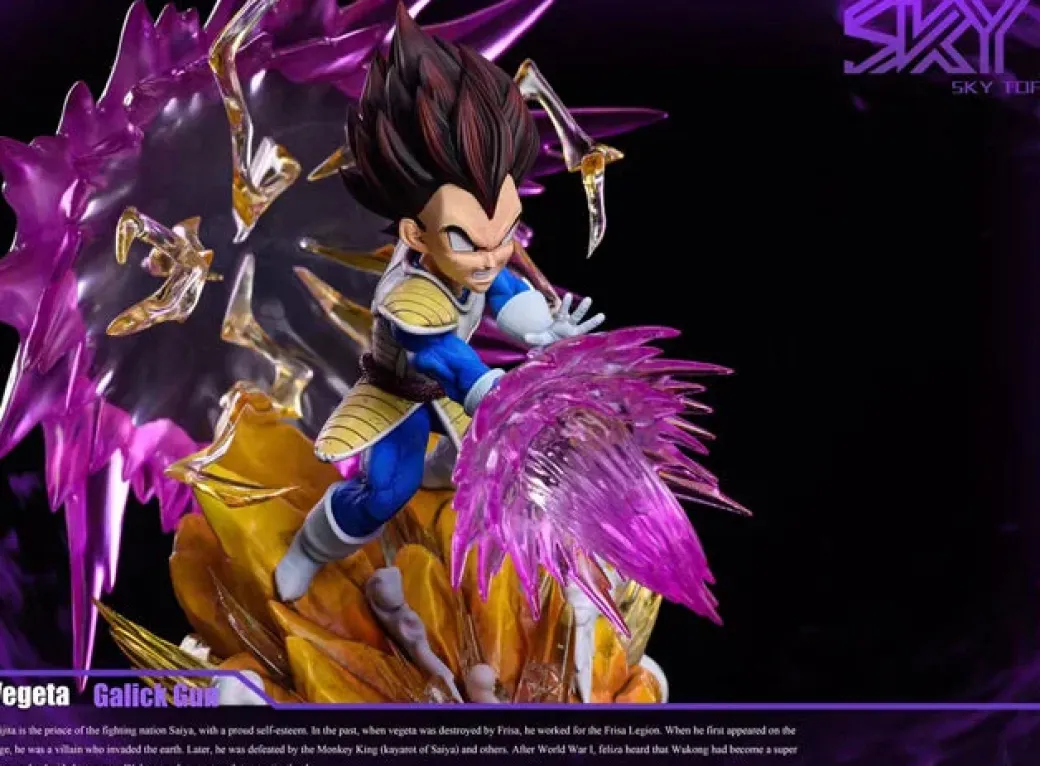 WCF Vegeta with LED - Dragon Ball Resin Statue - Sky Top Studios