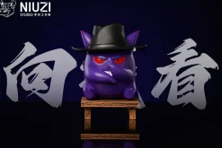 Wearing Hat Gengar - Pokemon Resin Statue - NiuZi Studio