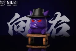 Wearing Hat Gengar - Pokemon Resin Statue - NiuZi Studio