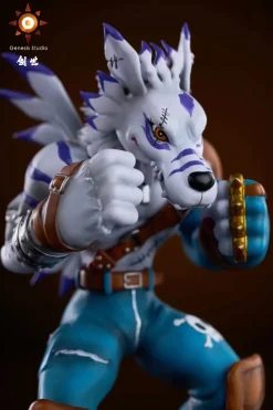 Were Garurumon - Digimon Resin Statue - Genesis-Studio