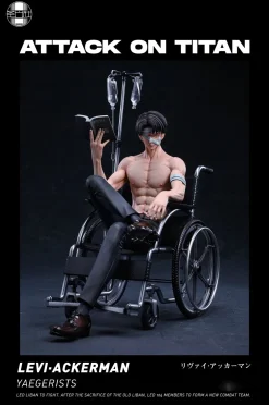 Wheelchair Levi Ackerman - Attack on Titan Resin Statue - SGS Studio