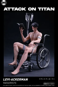 Wheelchair Levi Ackerman - Attack on Titan Resin Statue - SGS Studio